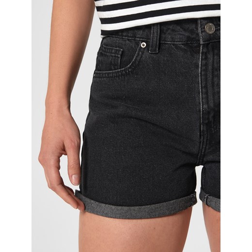 Sinsay - Szorty jeansowe mom high waist - Czarny Sinsay 44 Sinsay