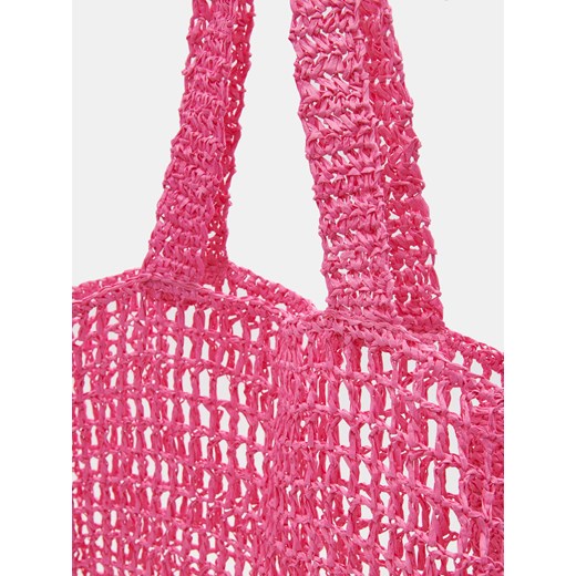 Sinsay - Torba shopper - Różowy Sinsay Jeden rozmiar Sinsay