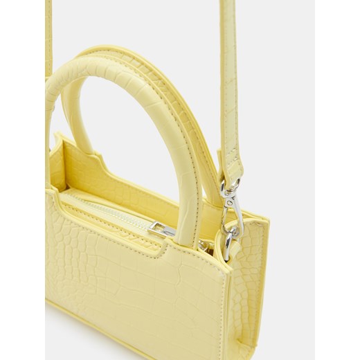 Sinsay - Torebka mini crossbody - Żółty Sinsay Jeden rozmiar Sinsay