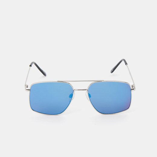 Sinsay - Okulary przeciwsłoneczne - Niebieski Sinsay Jeden rozmiar Sinsay