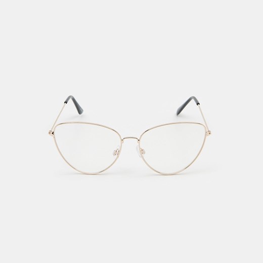 Sinsay - Okulary - Złoty Sinsay Jeden rozmiar okazyjna cena Sinsay