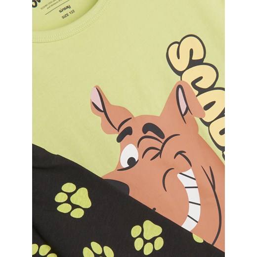 Sinsay - Piżama Scooby Doo - Zielony Sinsay 134 Sinsay