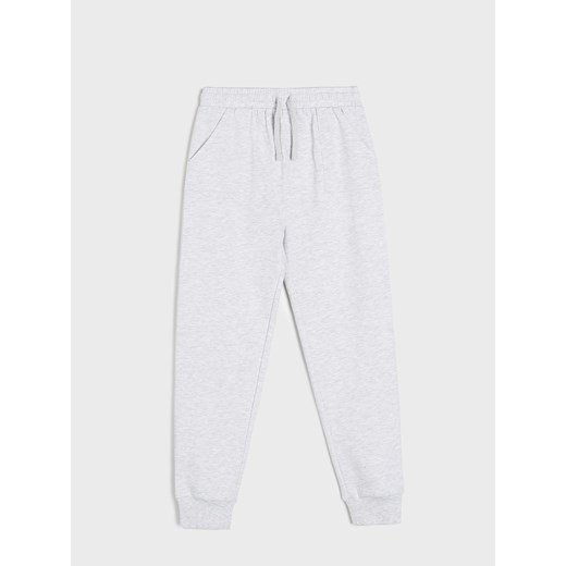 Sinsay - Spodnie dresowe jogger - Kremowy Sinsay 152 Sinsay
