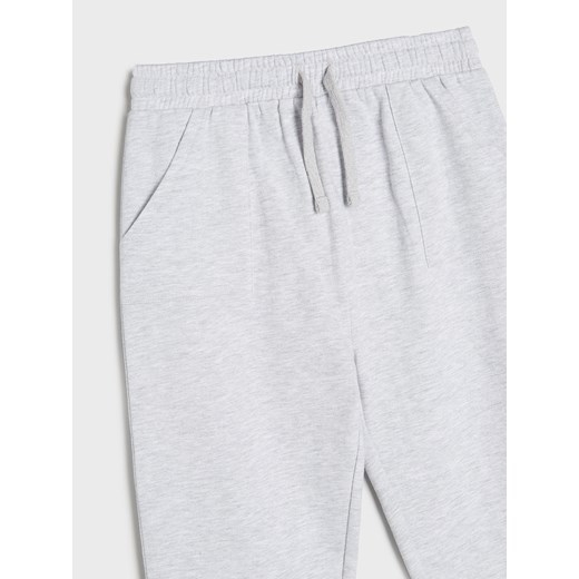 Sinsay - Spodnie dresowe jogger - Kremowy Sinsay 140 Sinsay
