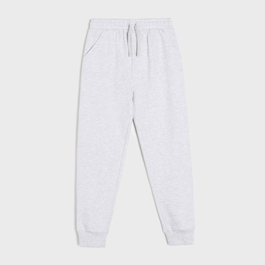 Sinsay - Spodnie dresowe jogger - Kremowy Sinsay 134 Sinsay