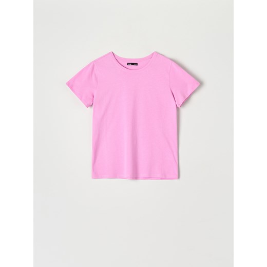 Sinsay - Koszulka basic - Różowy Sinsay XL Sinsay