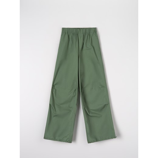 Sinsay - Spodnie parachute - Zielony Sinsay L Sinsay
