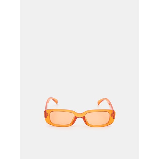 Sinsay - Okulary przeciwsłoneczne - Pomarańczowy Sinsay Jeden rozmiar Sinsay