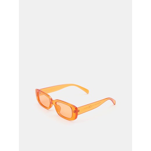 Sinsay - Okulary przeciwsłoneczne - Pomarańczowy Sinsay Jeden rozmiar Sinsay