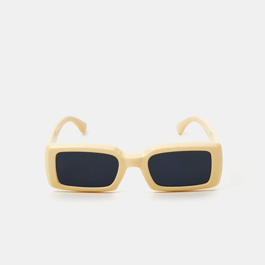 Sinsay - Okulary przeciwsłoneczne - Żółty Sinsay Jeden rozmiar Sinsay