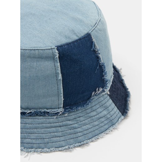 Sinsay - Kapelusz bucket hat - Niebieski Sinsay Jeden rozmiar Sinsay