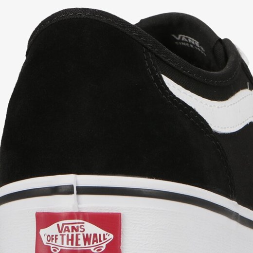Vans trampki damskie na płaskiej podeszwie na wiosnę sznurowane z niską cholewką