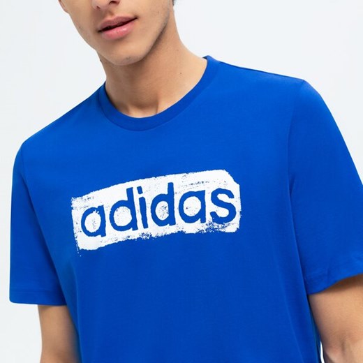 adidas t-shirt ss m brshstrk v4 t gl2876 S wyprzedaż 50style.pl