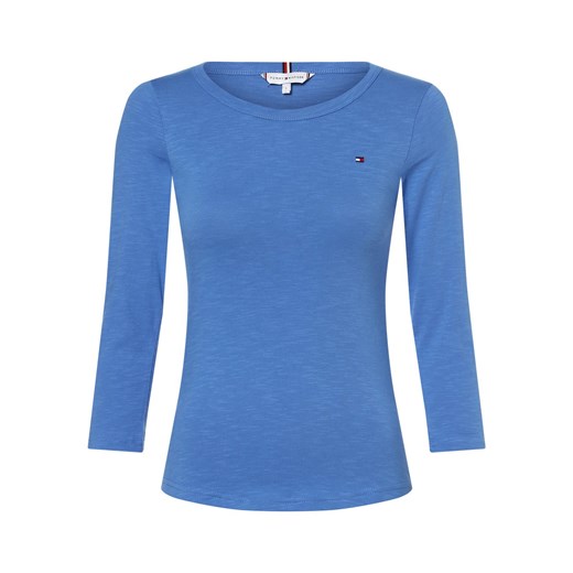 Tommy Hilfiger Koszulka damska Kobiety Bawełna niebieski jednolity ze sklepu vangraaf w kategorii Bluzki damskie - zdjęcie 159313992