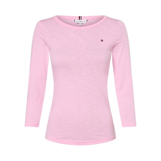 Tommy Hilfiger Koszulka damska Kobiety Bawełna różowy jednolity Tommy Hilfiger XS promocyjna cena vangraaf