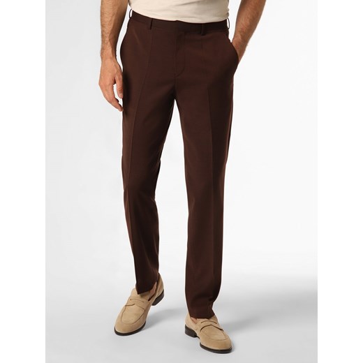 BOSS Męskie spodnie od garnituru modułowego Mężczyźni Regular Fit Sztuczne 50 vangraaf