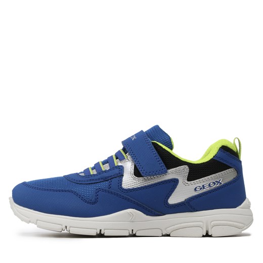 Sneakersy Geox J New Torque Boy J267NA0CE14C4344 D Royal/Lime Geox 39 okazyjna cena eobuwie.pl