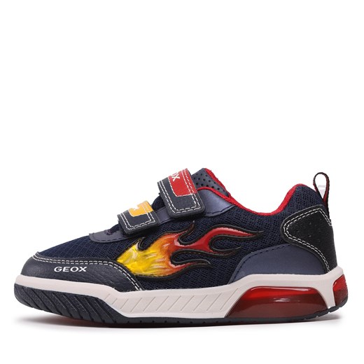 Sneakersy Geox J Inek B. B J359CB 014BU C0735 S Navy/Red Geox 31 wyprzedaż eobuwie.pl