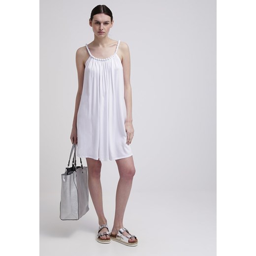 Molly Bracken Sukienka letnia blanc zalando szary bawełna