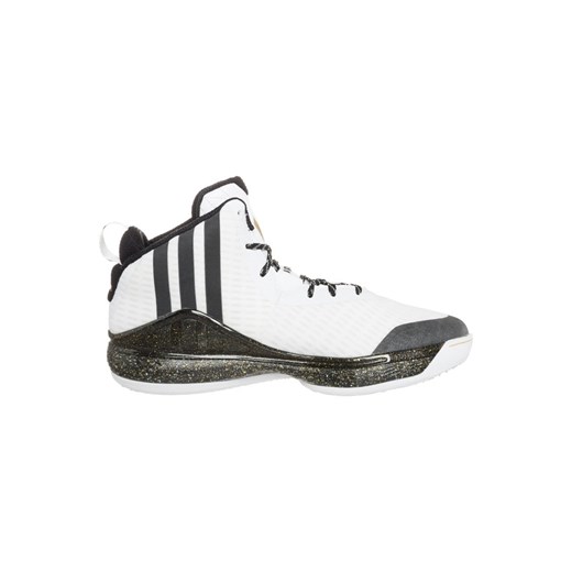 adidas Performance J WALL Obuwie do koszykówki white/black zalando bialy sportowy
