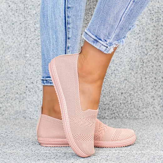 Różowe Trampki Sneakersy Sofora Lycra 40 Lubiebuty