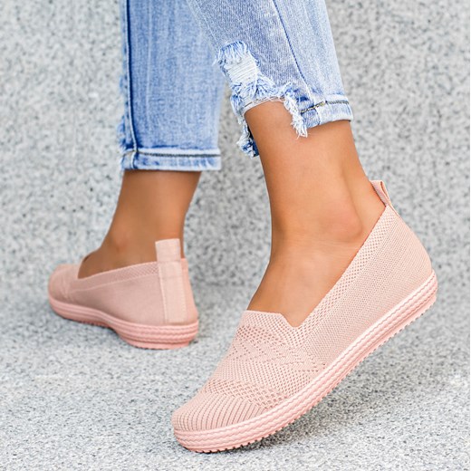 Różowe Trampki Sneakersy Sofora Lycra 37 Lubiebuty
