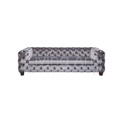 Sofa My Desire Velvet 3-Seater Grey, kare design