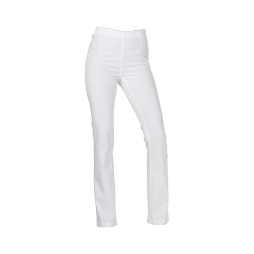 Dżinsowe legginsy biały halens-pl szary jeans