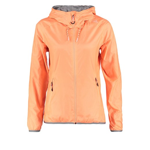 adidas Performance EVERYDAY Kurtka Outdoor flash orange zalando zolty długie