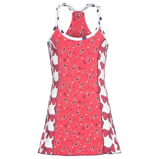 Claesen‘s Sukienka z dżerseju rot zalando rozowy abstrakcyjne wzory