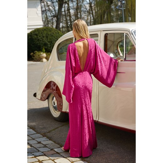 Sukienka maxi Blooming Fuchsia XS ze sklepu NAOKO w kategorii Sukienki - zdjęcie 160036160