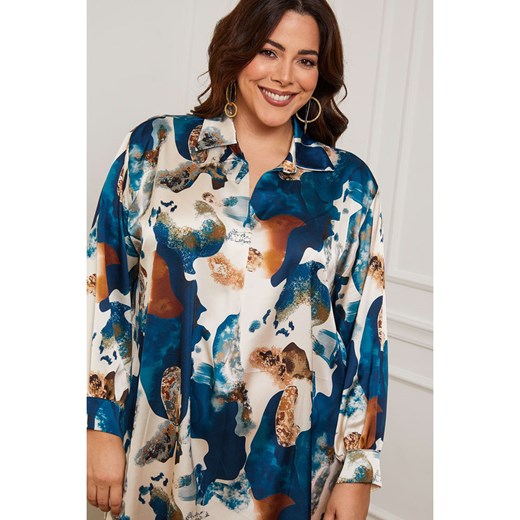 Plus Size Company Sukienka "Tendry" w kolorze niebieskim Plus Size Company 38 okazja Limango Polska