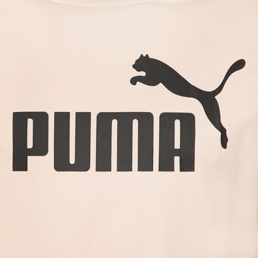 T-shirt męski beżowy Puma z krótkim rękawem młodzieżowy 