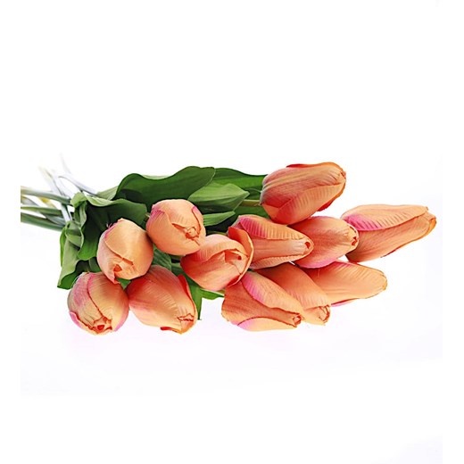 Pomarańczowy tulipan Jak żywy /KW438 K70 H2 K001/ ze sklepu Pantofelek24.pl w kategorii Dekoracje - zdjęcie 160037694