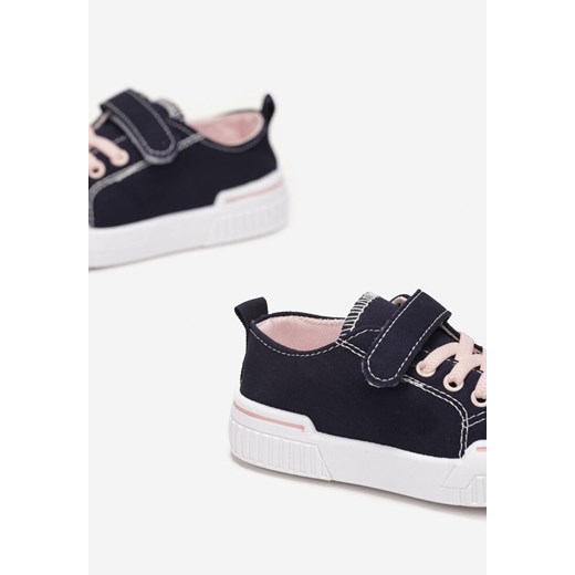 Trampki dziecięce Born2be granatowe na rzepy 