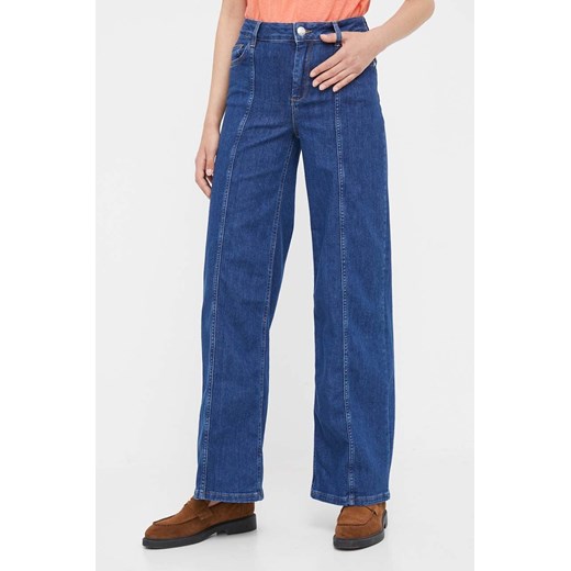 Mos Mosh jeansy Reem Mila damskie kolor niebieski ze sklepu ANSWEAR.com w kategorii Jeansy damskie - zdjęcie 160058271