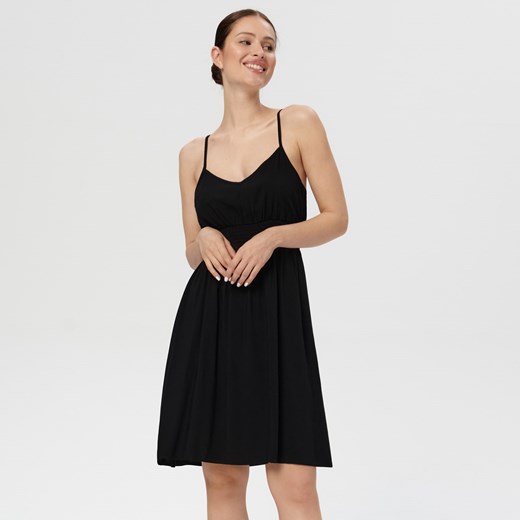 Sinsay - Sukienka mini - Czarny Sinsay S Sinsay