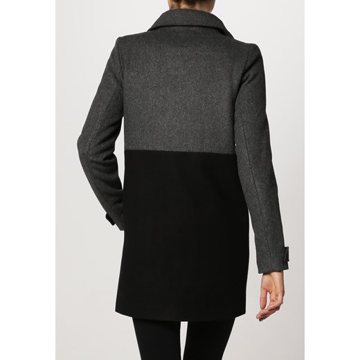 Even&Odd Płaszcz wełniany /Płaszcz klasyczny grey/black zalando szary poliester
