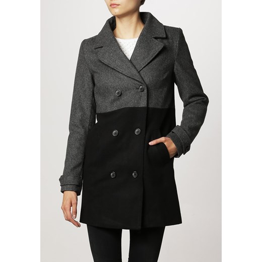 Even&Odd Płaszcz wełniany /Płaszcz klasyczny grey/black zalando szary Zimowe płaszcze damskie