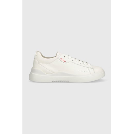 HUGO sneakersy skórzane Blake kolor biały 50499253 ze sklepu ANSWEAR.com w kategorii Trampki damskie - zdjęcie 160071231