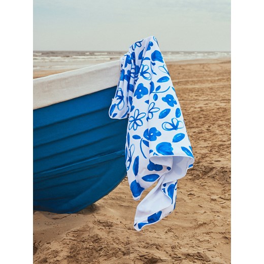 Reserved - Duży ręcznik plażowy - Niebieski Reserved ONE SIZE Reserved
