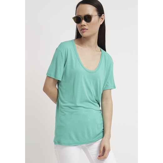 Zalando Essentials Tshirt basic emerald green zalando turkusowy Odzież