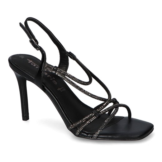 Sandały Tamaris 1-28332-20/012 Czarne metalik ze sklepu Arturo-obuwie w kategorii Sandały damskie - zdjęcie 160084660
