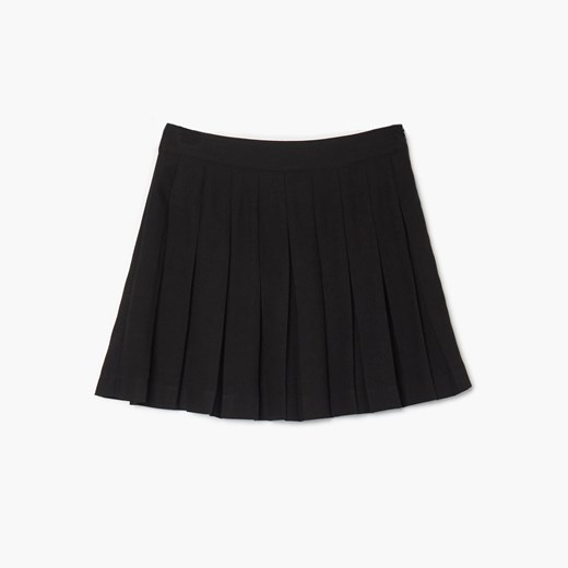 Cropp - Czarna plisowana spódnica - czarny ze sklepu Cropp w kategorii Spódnice - zdjęcie 160089664