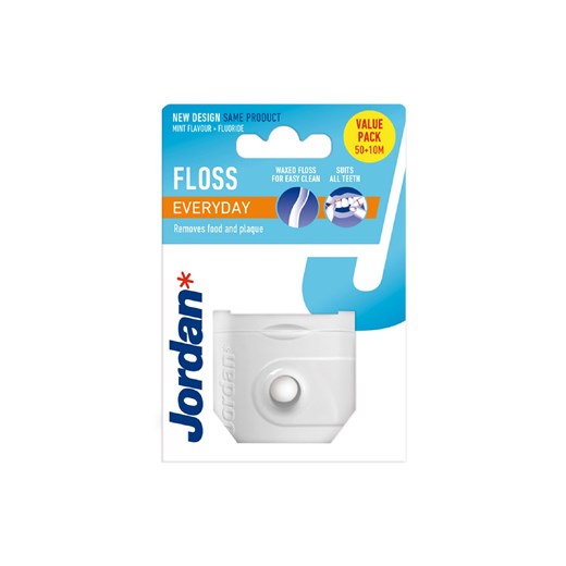 JORDAN dental floss Everyday nić dentystyczna 50 +10m wyprzedaż 5.10.15
