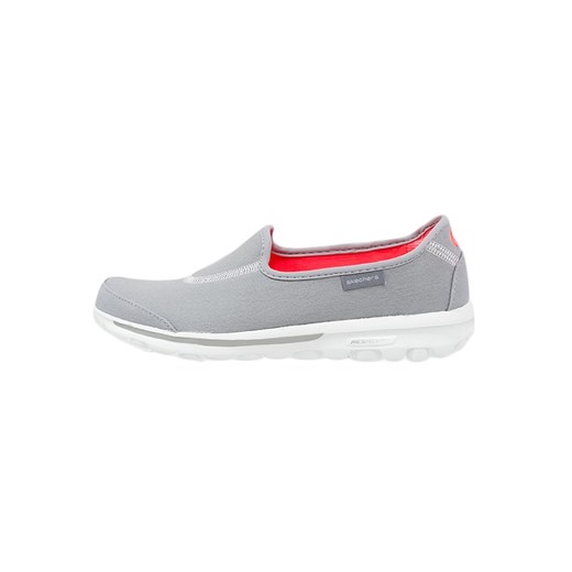 Skechers Sport GO WALK EXTEND Półbuty wsuwane gray/white zalando szary abstrakcyjne wzory