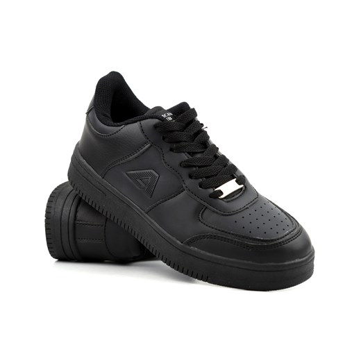 Czarne sneakersy damskie American ES 92/22, czarne ze sklepu ulubioneobuwie w kategorii Buty sportowe damskie - zdjęcie 160138914