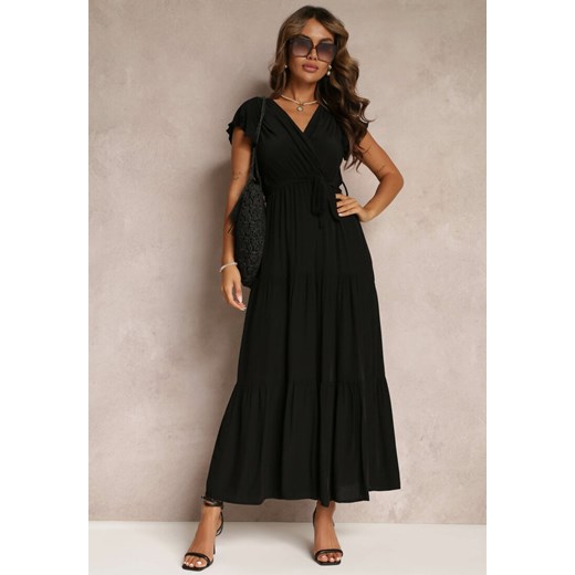 Czarna Sukienka Tantysus ze sklepu Renee odzież w kategorii Sukienki - zdjęcie 160139802