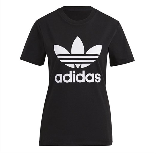 Koszulka adidas Adicolor Classics Trefoil Tee GN2896 - czarna ze sklepu streetstyle24.pl w kategorii Bluzki damskie - zdjęcie 160147681