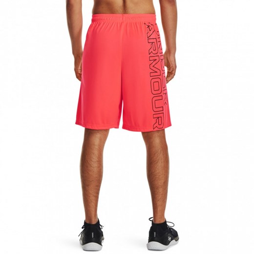 Męskie spodenki treningowe Under Armour UA Tech WM Graphic Short - łososiowe Under Armour L Sportstylestory.com